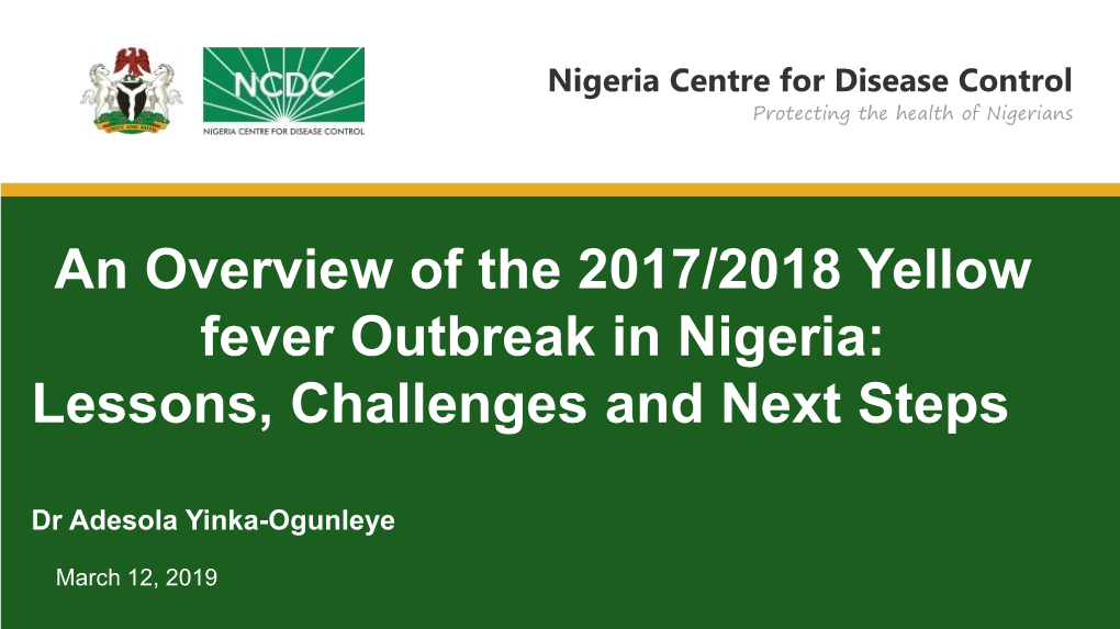 Yellow Fever in Nigeria