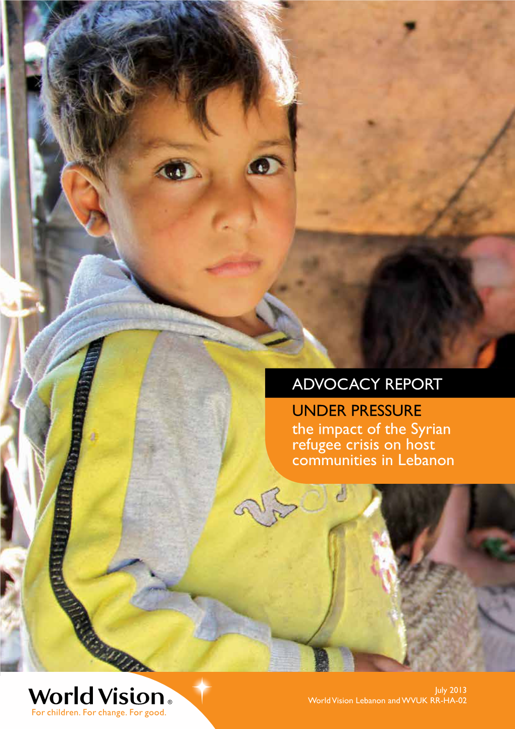 Under Pressure: Advocacy Report for Syria's Children (PDF)