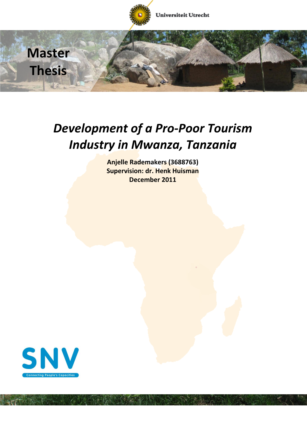 Development of a Pro-Poor Tourism Industry in Mwanza, Tanzania