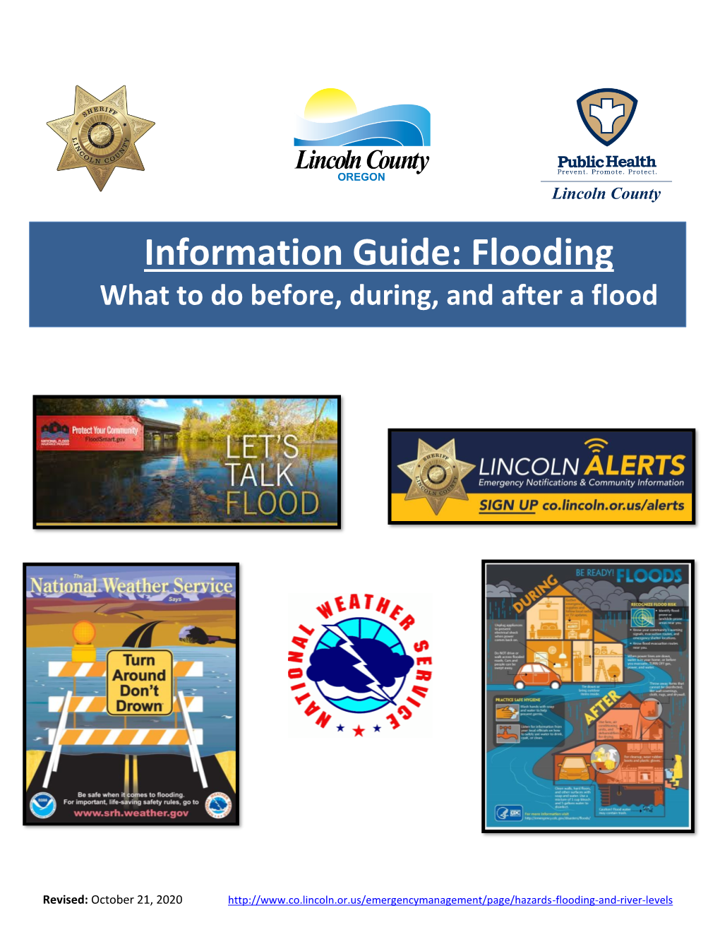 Information Guide: Flooding What to Do Before, During, and After a Flood
