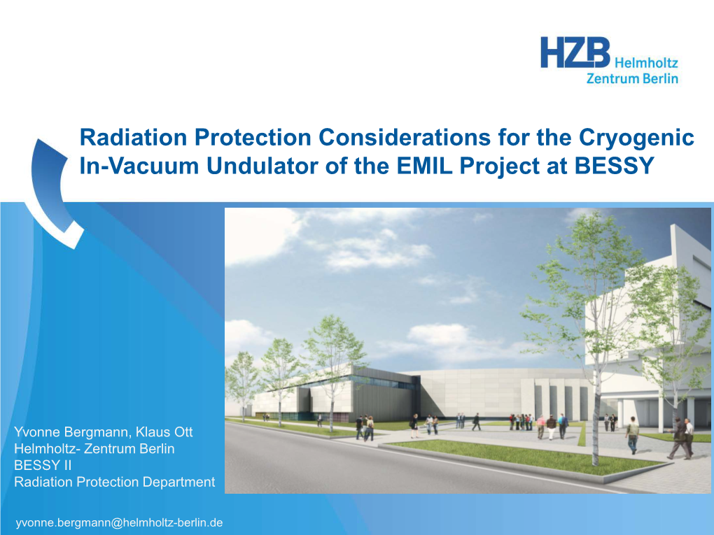 Vacuum Undulator of the EMIL Project at BESSY