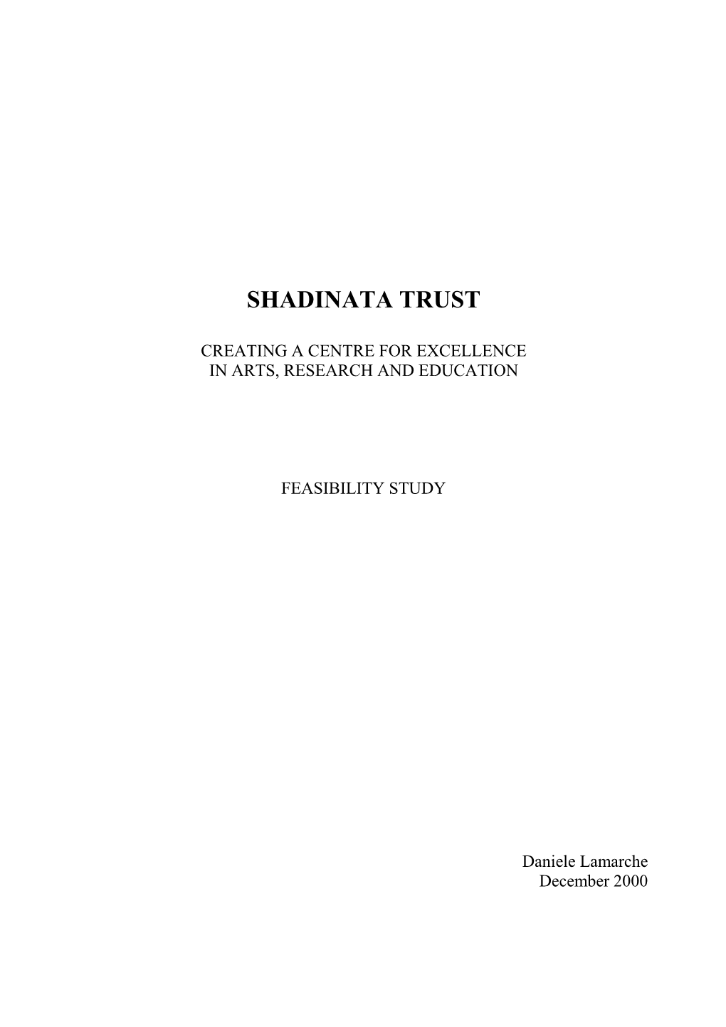 Shadinata Trust