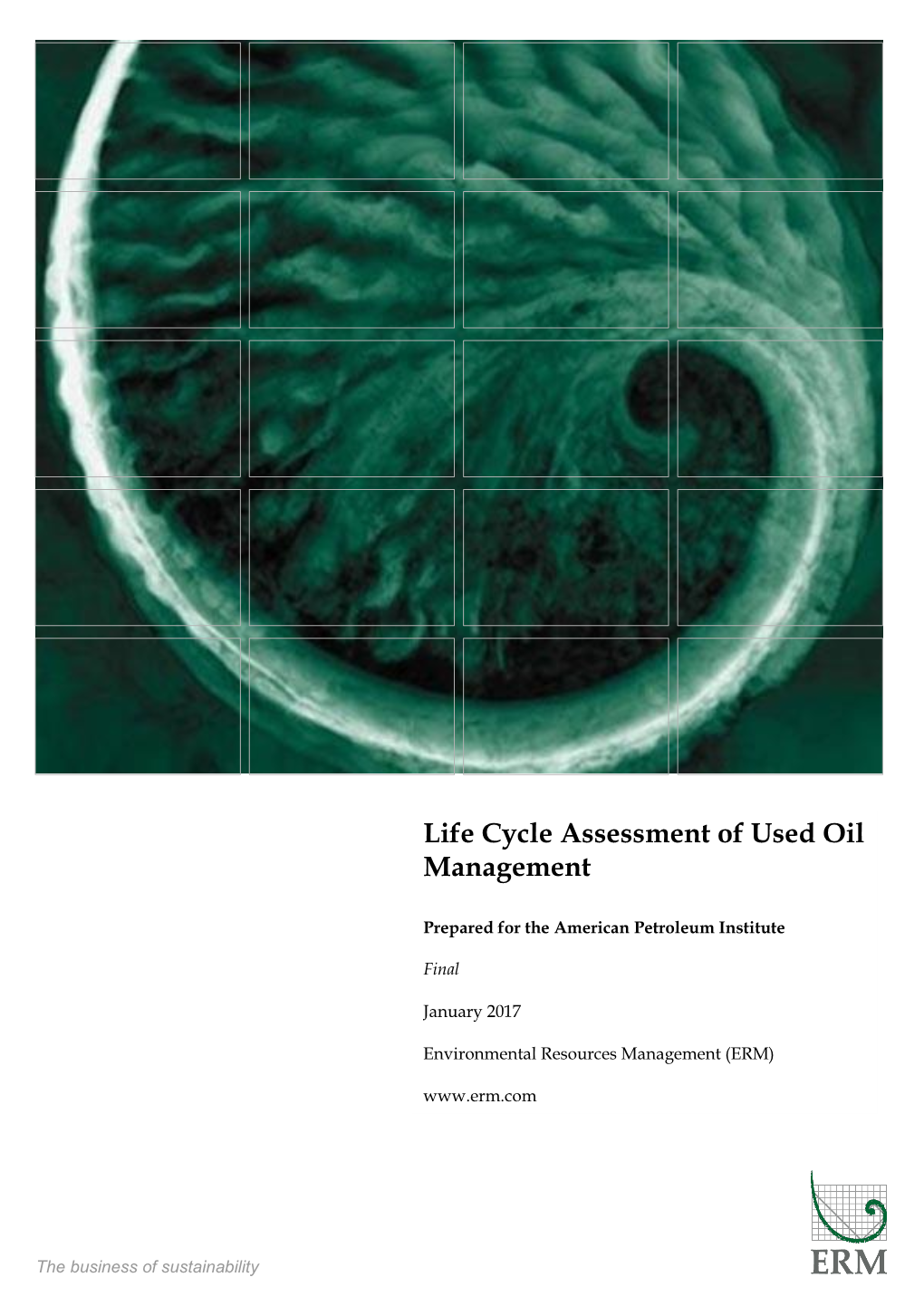 Life Cycle Assessment of Used Oil Management