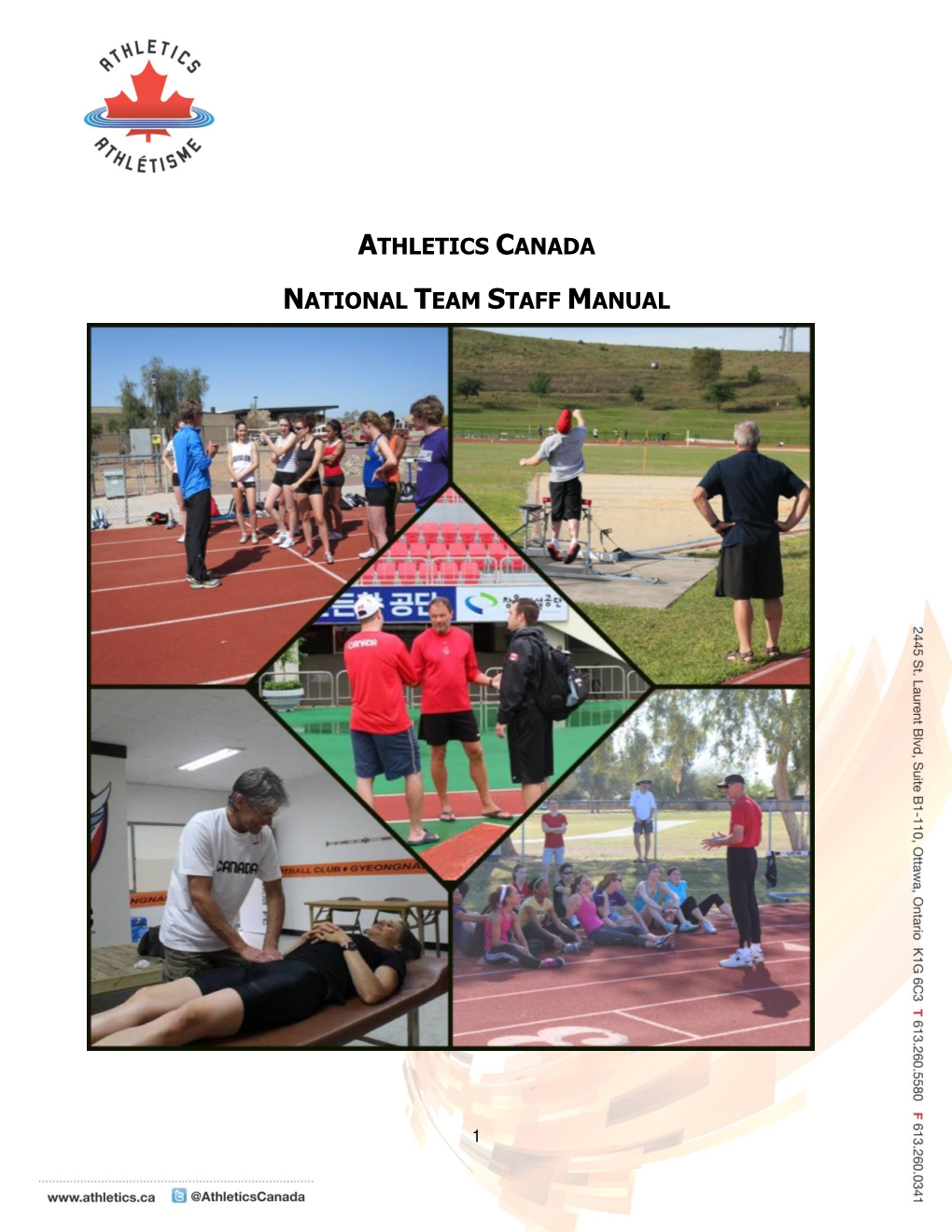 Athletics Canada National Team Staff Manual