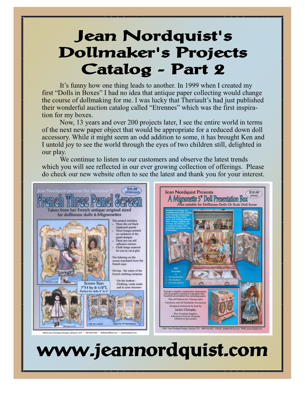 Dolls in Boxes” I Had No Idea That Antique Paper Collecting Would Change the Course of Dollmaking for Me