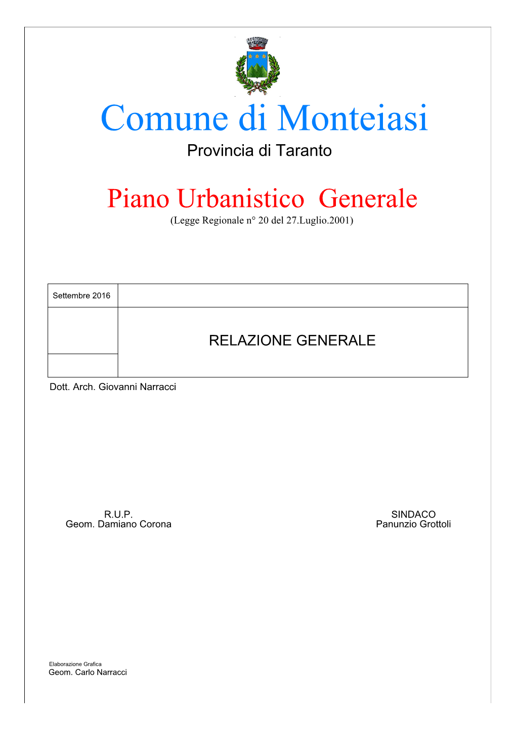 Relazione Generale