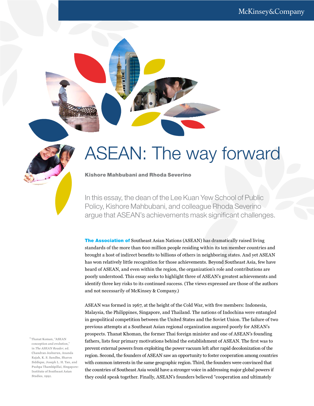 ASEAN: the Way Forward