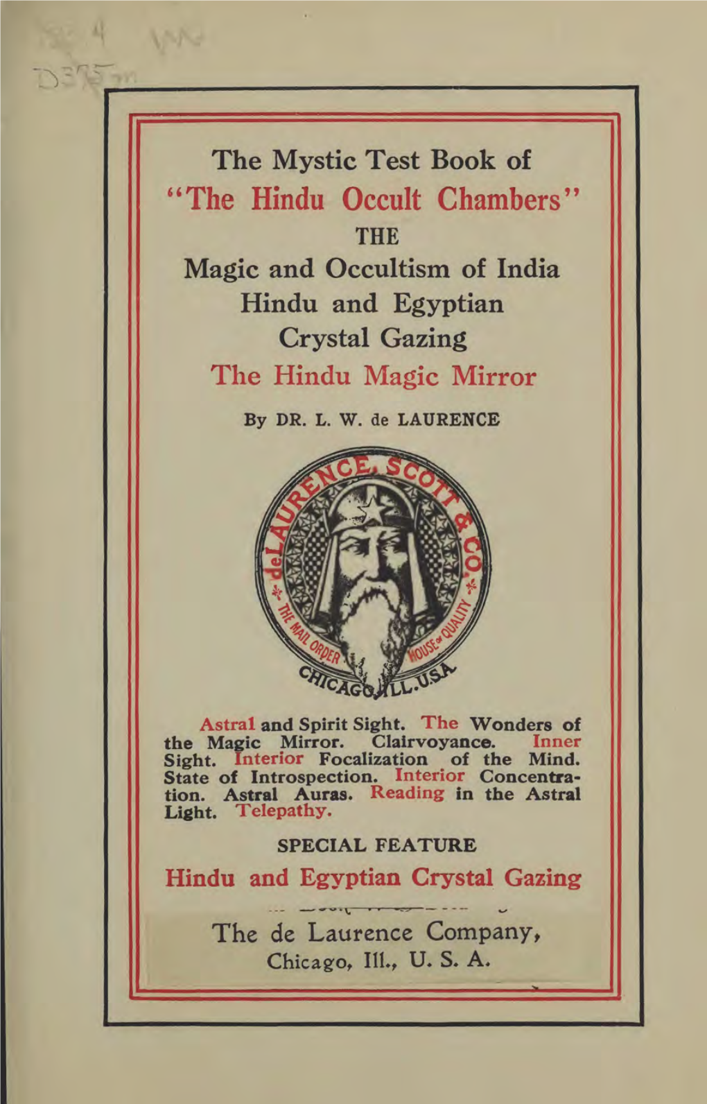 The Mystic Test Book of 