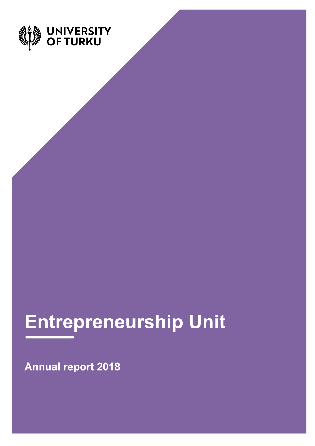 The Annual Report of Entrepreneurship Unit 2018