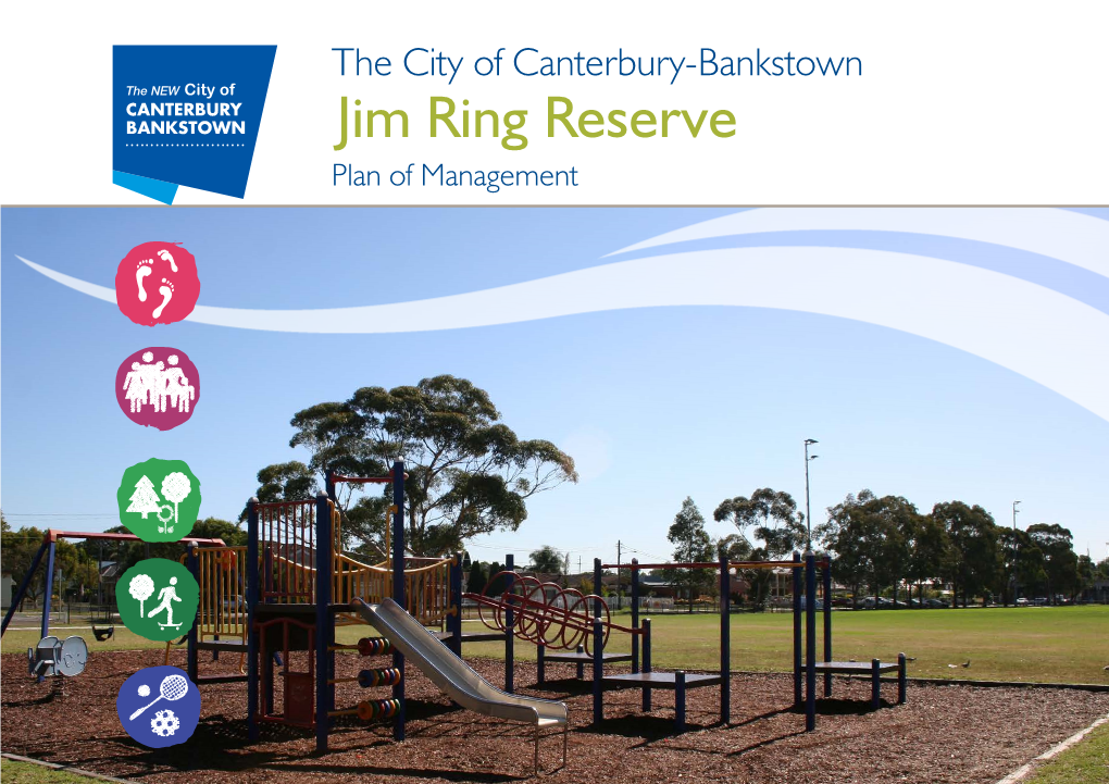 Jim Ring Reserve Plan of Management Sportsground Park Area