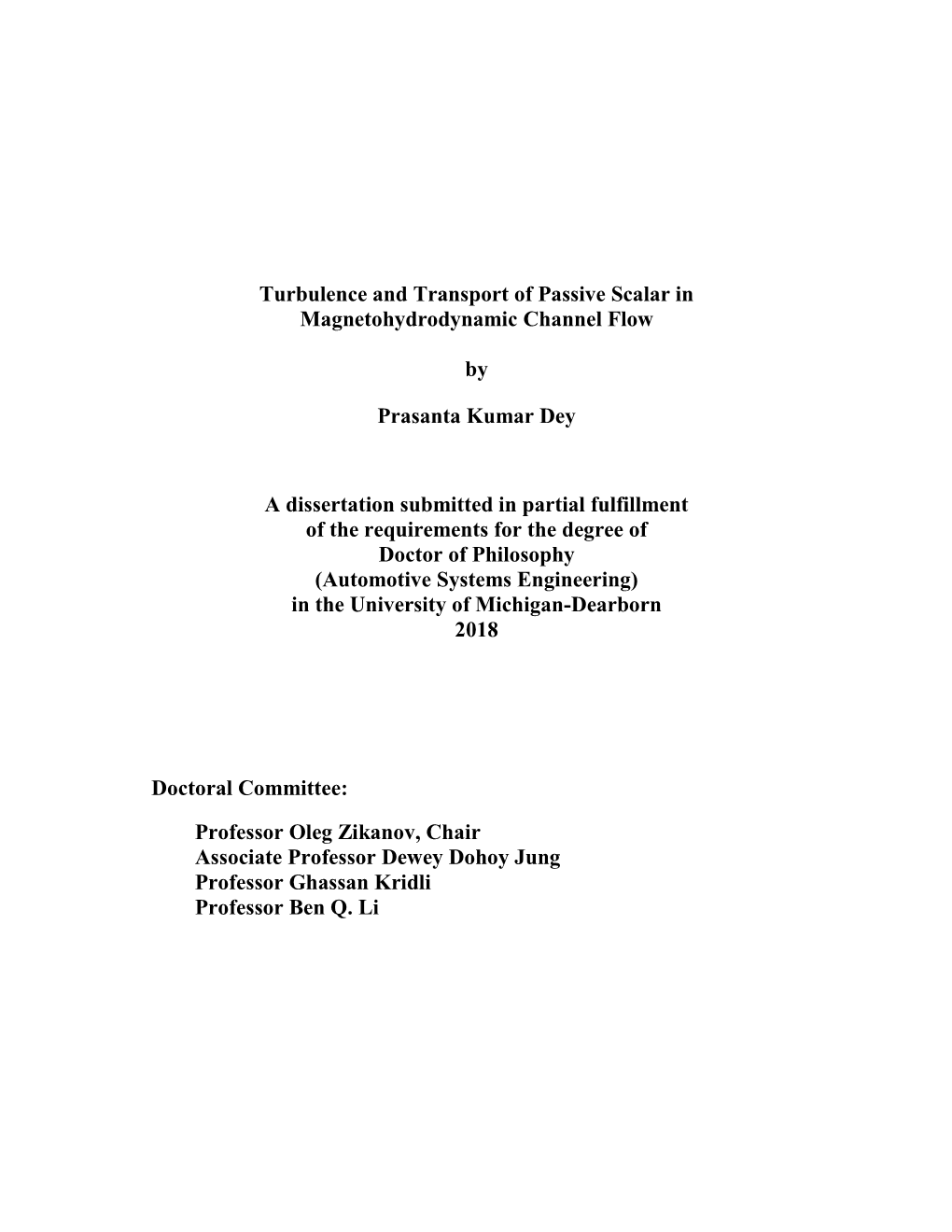 Turbulence and Transport of Passive Scalar in Magnetohydrodynamic Channel Flow