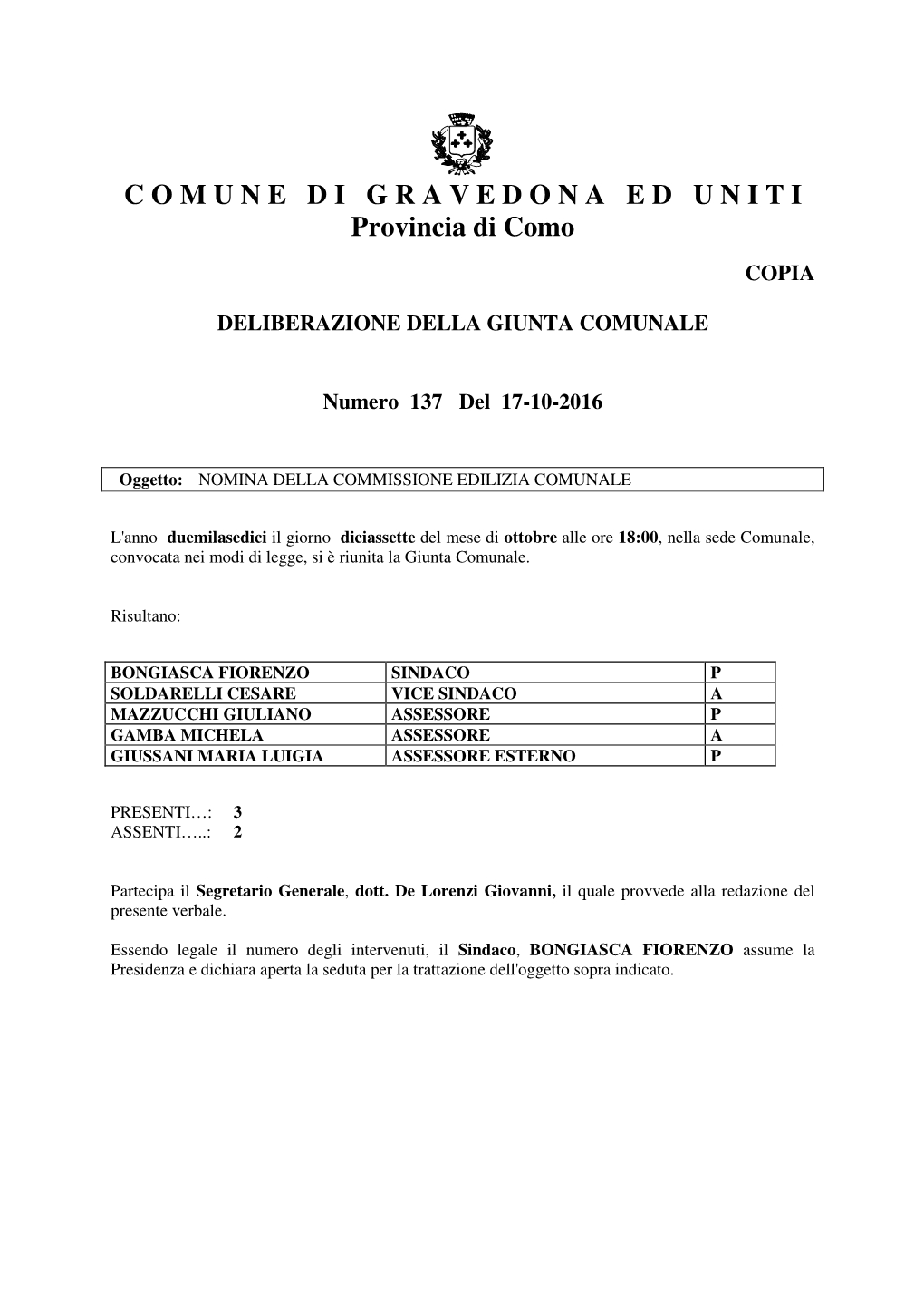 Commissione Edilizia Comunale