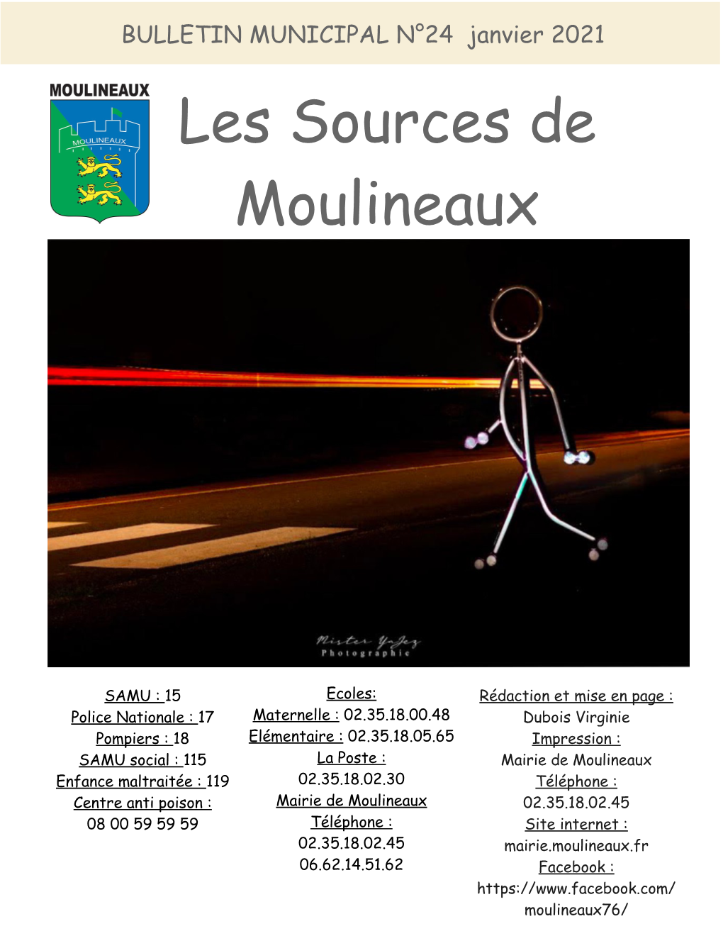BULLETIN MUNICIPAL N°24 Janvier 2021 Les Sources De Moulineaux