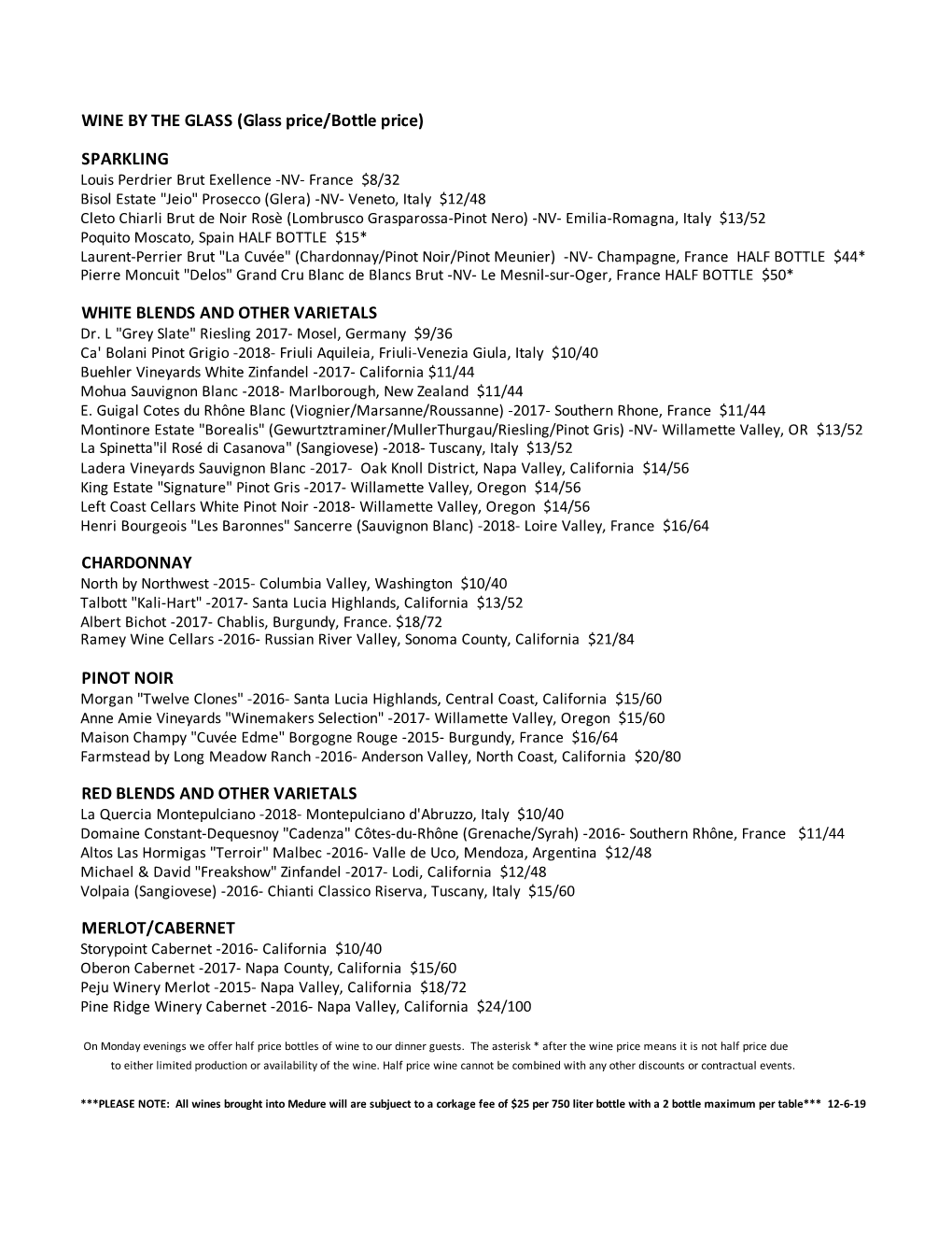 WINE LIST 12-8-19Xlsx