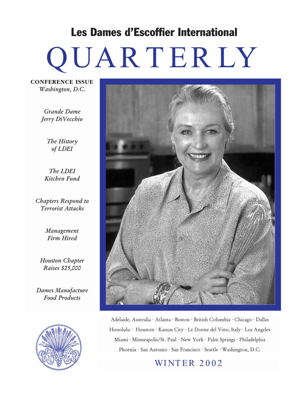 QUARTERLY CONFERENCE ISSUE Washington, D.C