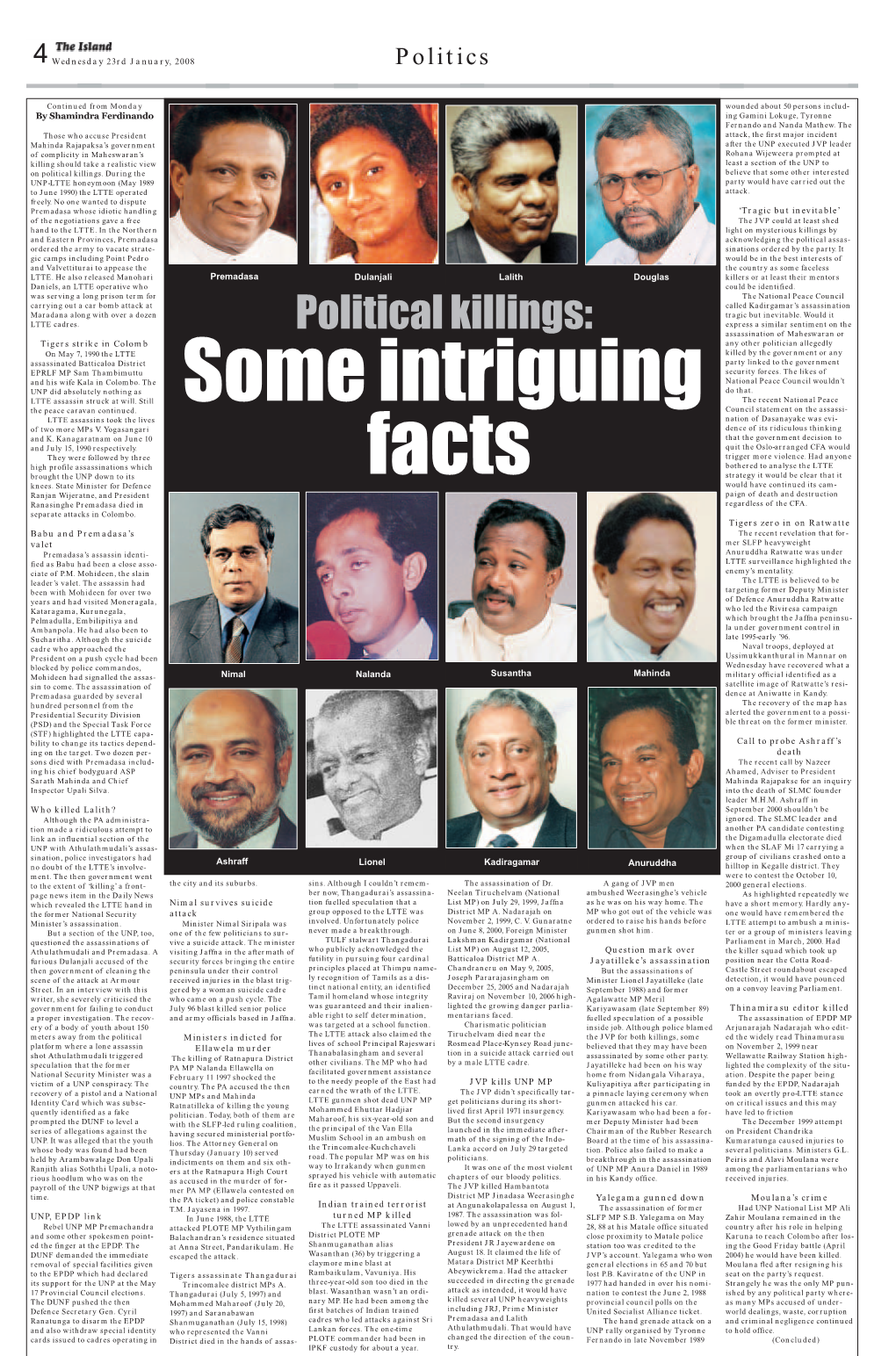 Political Killings