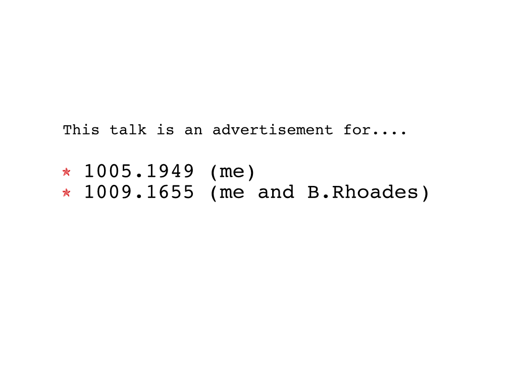 1005.1949 (Me) 1009.1655 (Me and B.Rhoades)