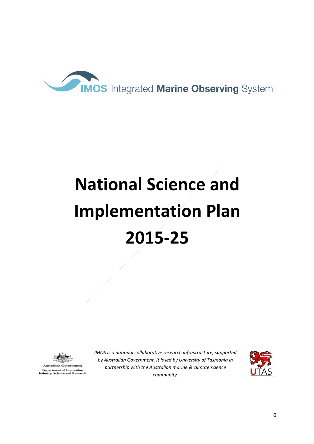 National Science and Implementation Plan 2015-25