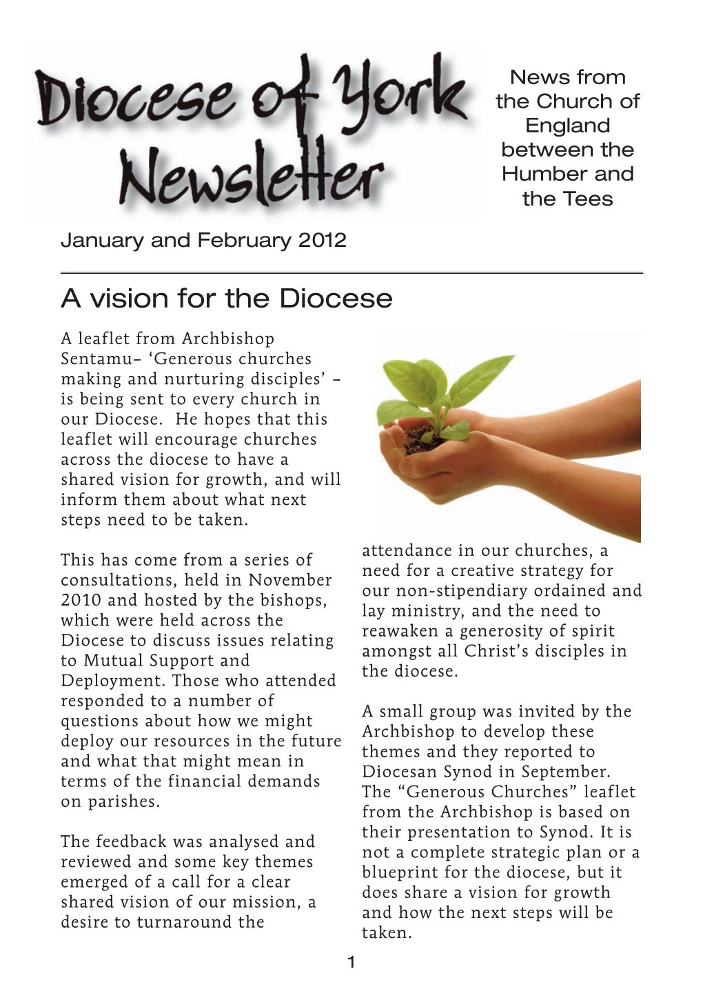 A Vision for the Diocese