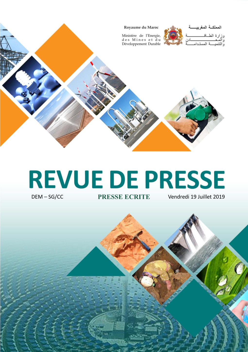 PRESSE ECRITE Vendredi 19 Juillet 2019