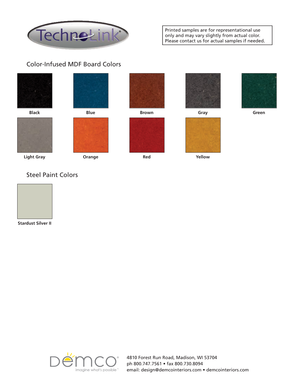 Color-Infused MDF Board Colors Steel Paint Colors