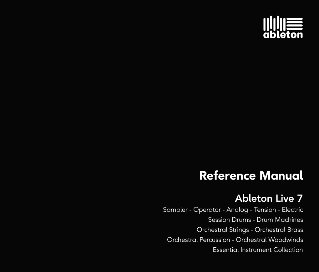 Reference Manual