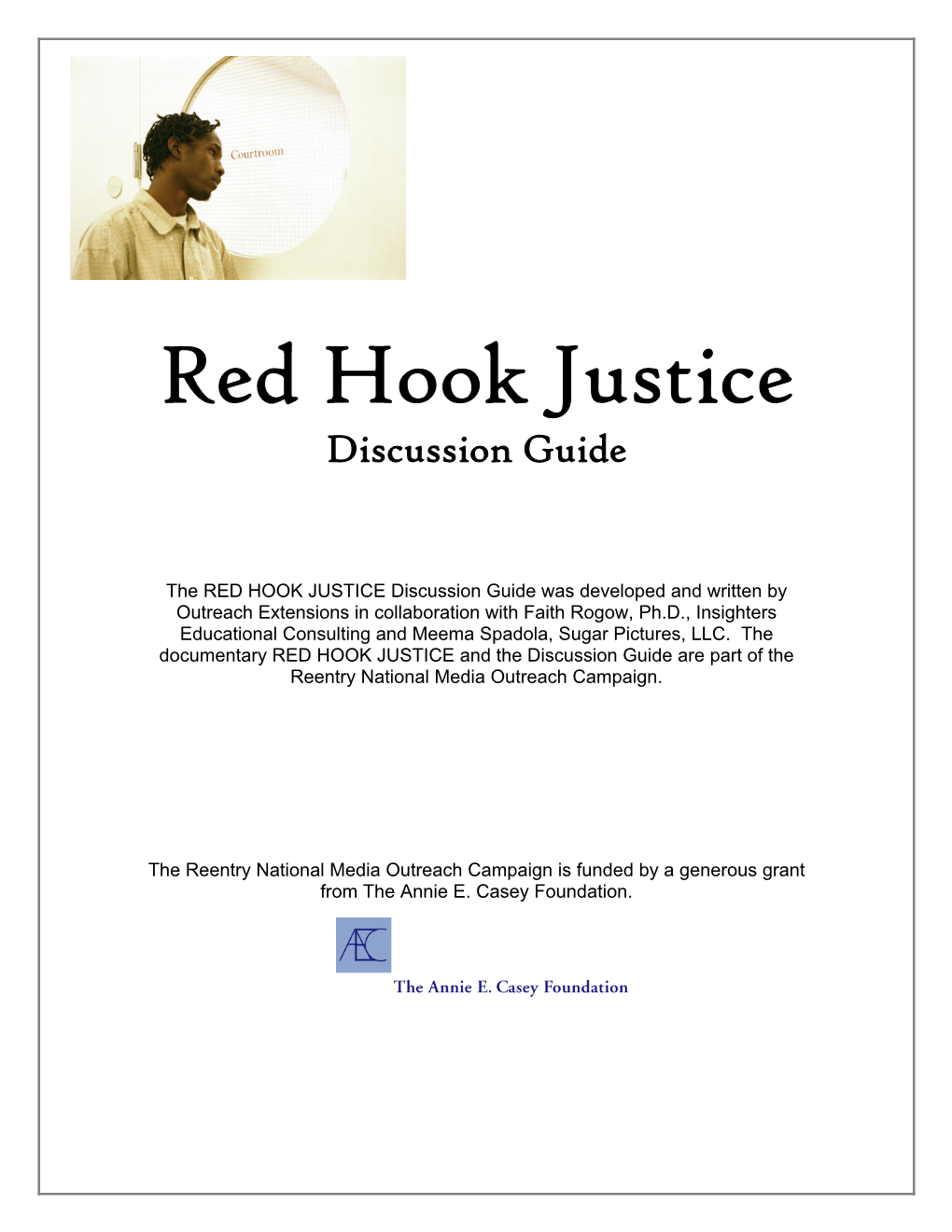 Red Hook Justice Discussion Guide