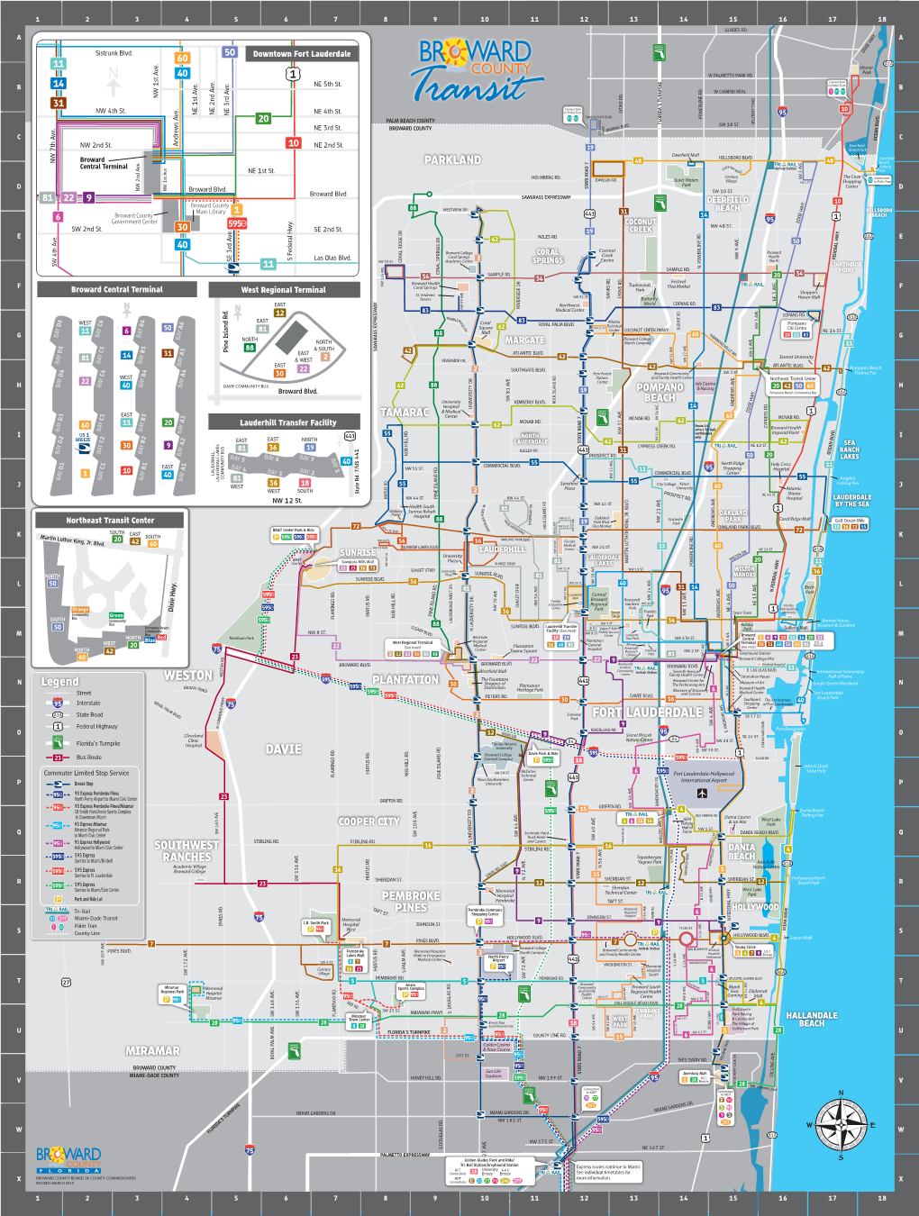 Broward County Bus Transit Routes