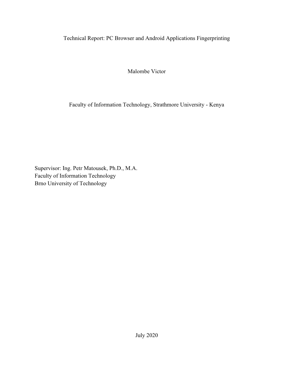 Pdf Browser and Android Apps Fingerprinting Technical Report.Pdf