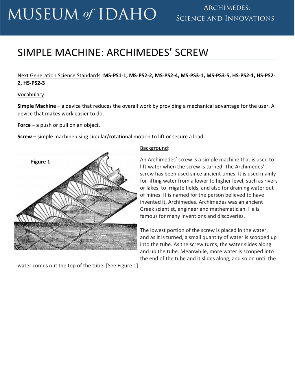 Archimedes' Screw