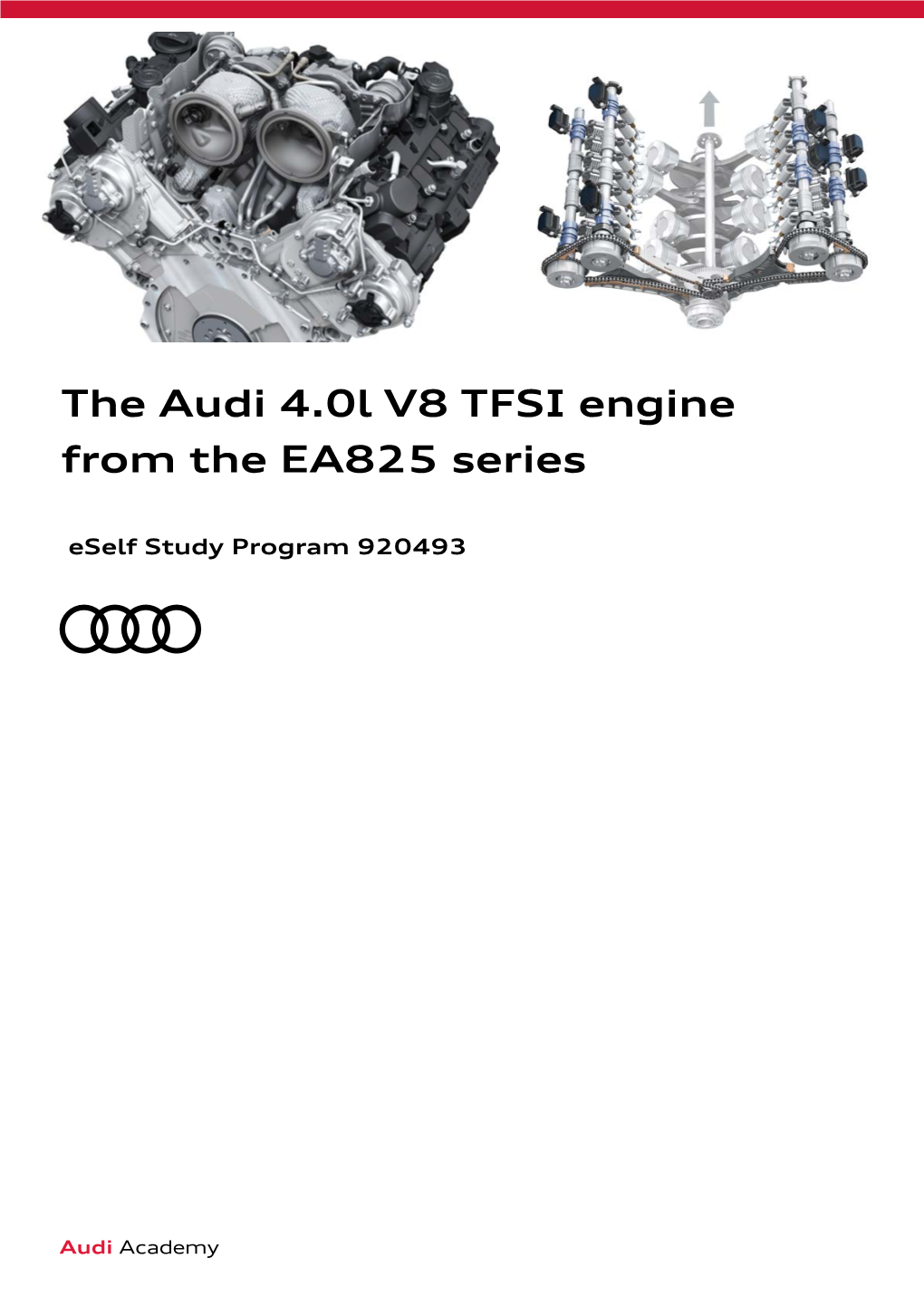 Audi 4.0L V8 TFSI Engine from the EA825 Series