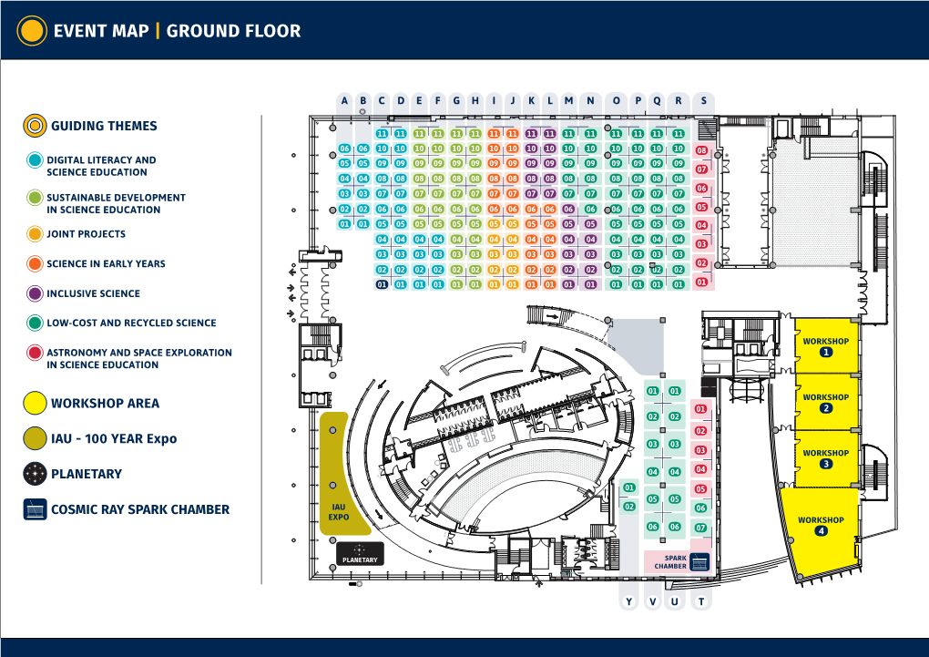 Plan of Venue – Science on Stage 2019