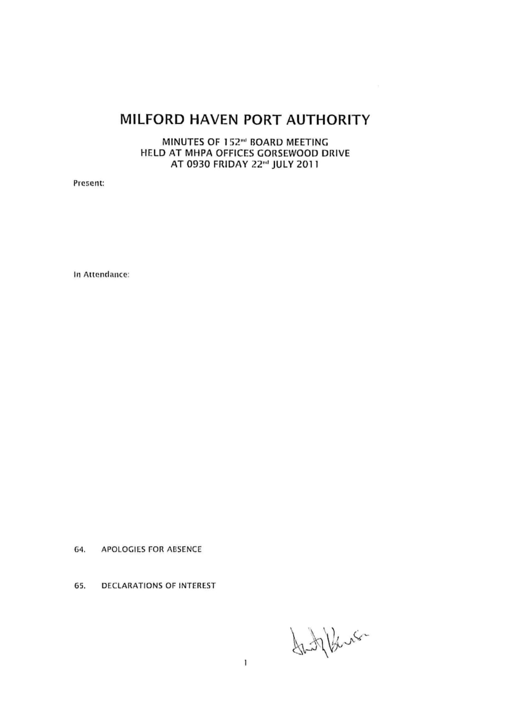 Milford Haven Port Authority