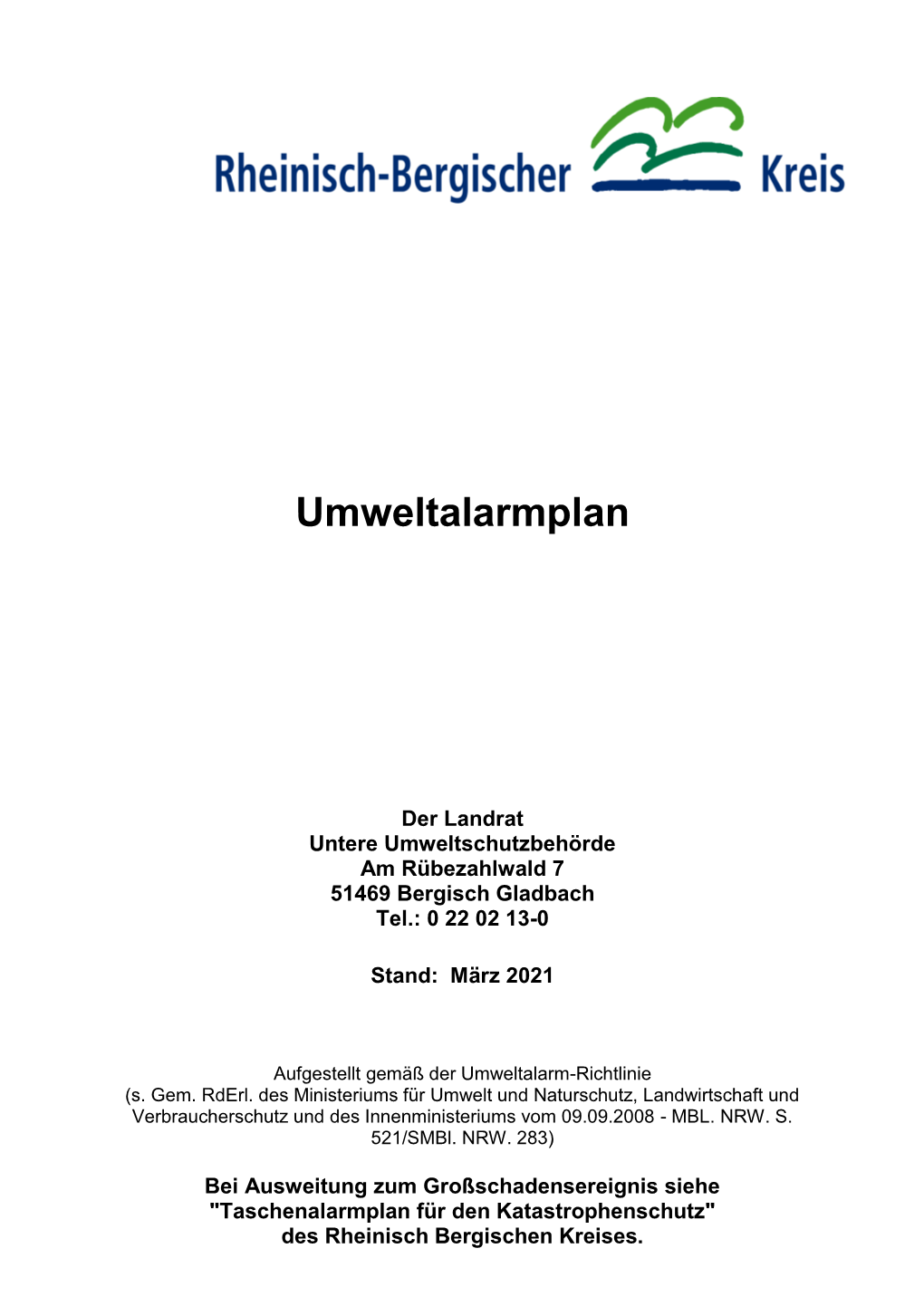 Umweltalarmplan