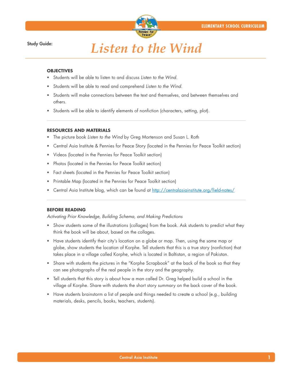 Listen to the Wind