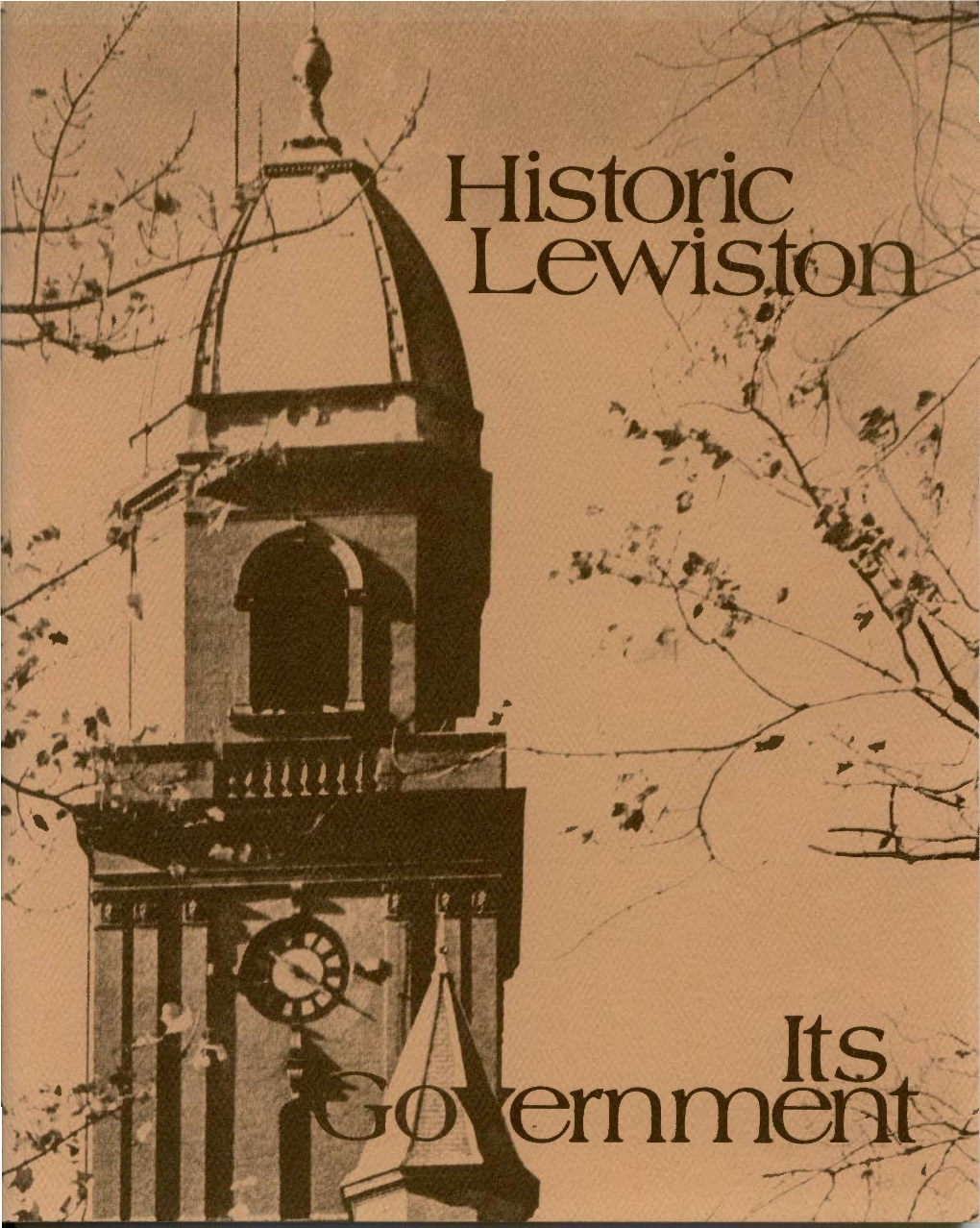 Historic Lewiston: Its Government