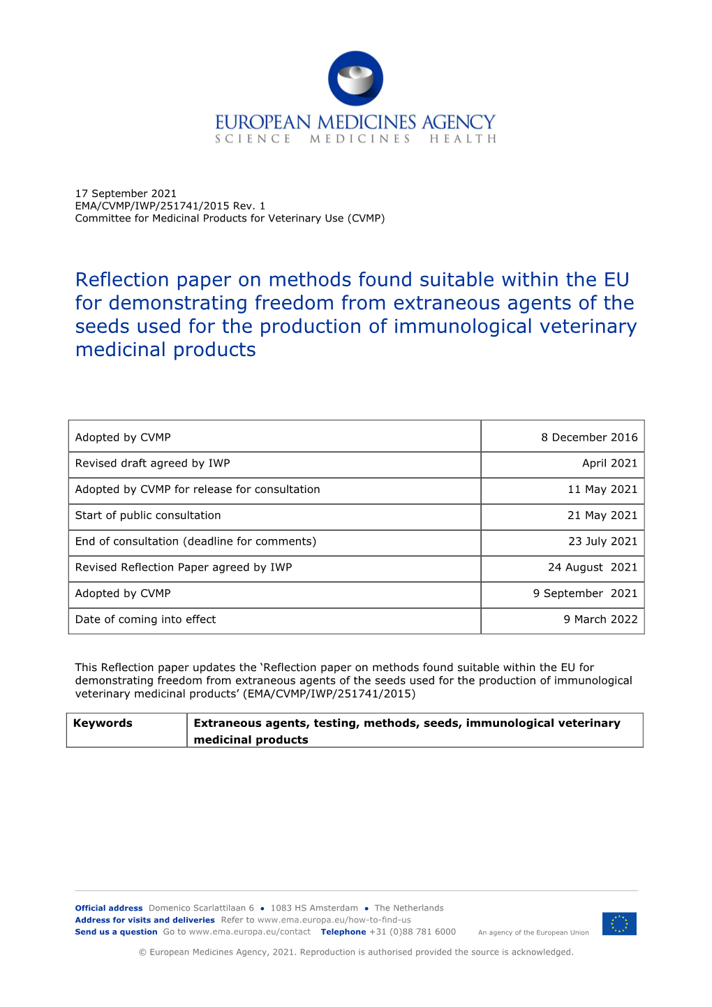 EMA/CVMP/IWP/251741/2015 Rev