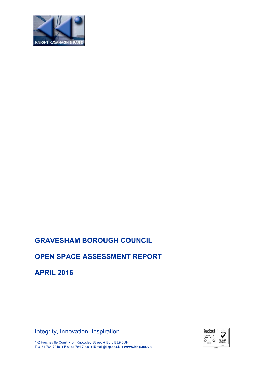 Open Space Assessment Report