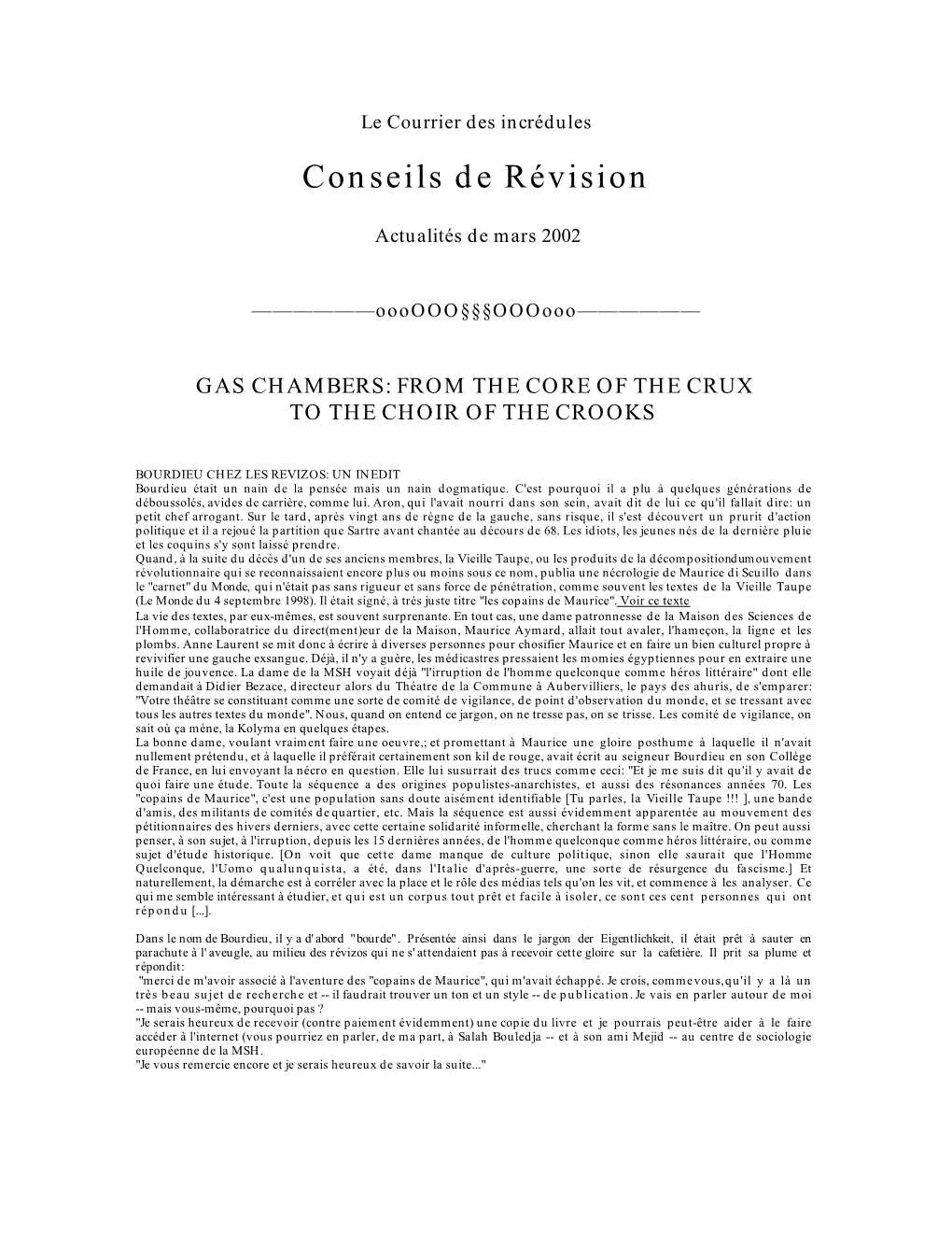 Conseils De Révision