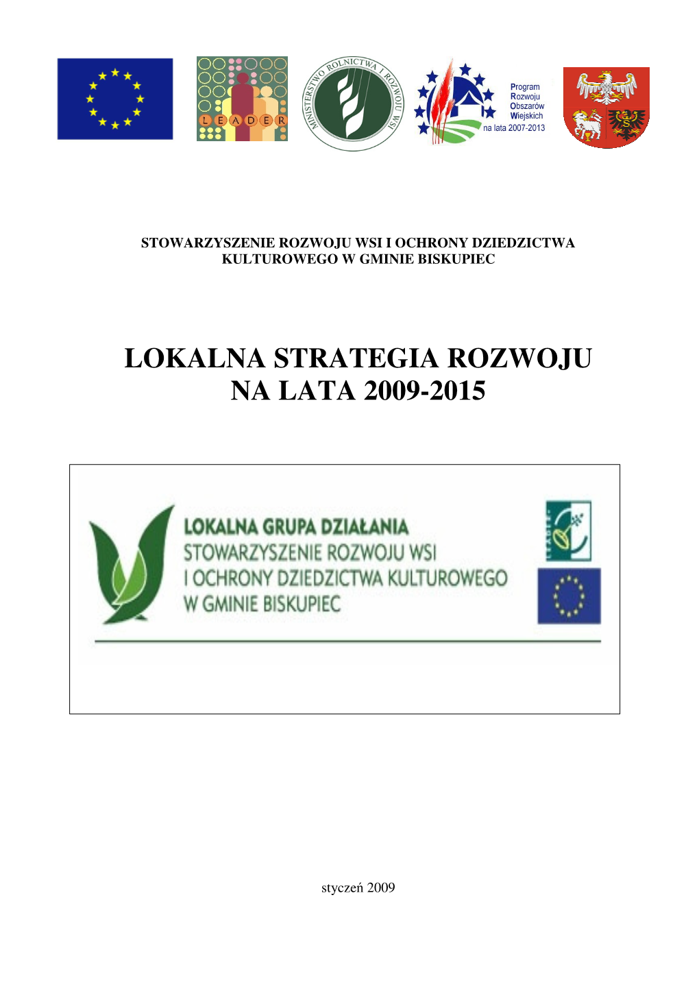 Lokalna Strategia Rozwoju Na Lata 2009-2015