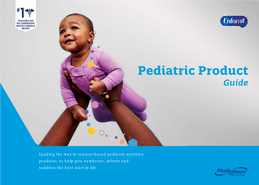 Pediatric Product Guide