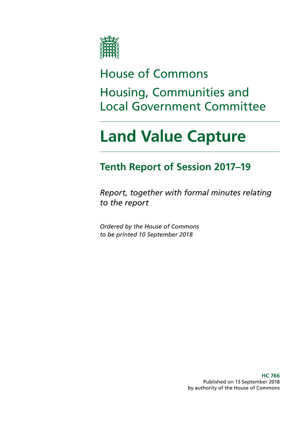 Land Value Capture