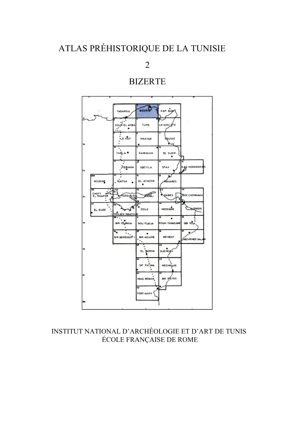 Atlas Préhistorique De La Tunisie 2 Bizerte