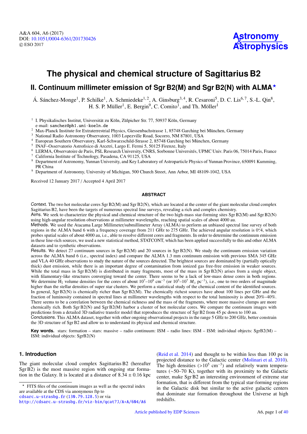 The Physical and Chemical Structure of Sagittarius B2 II