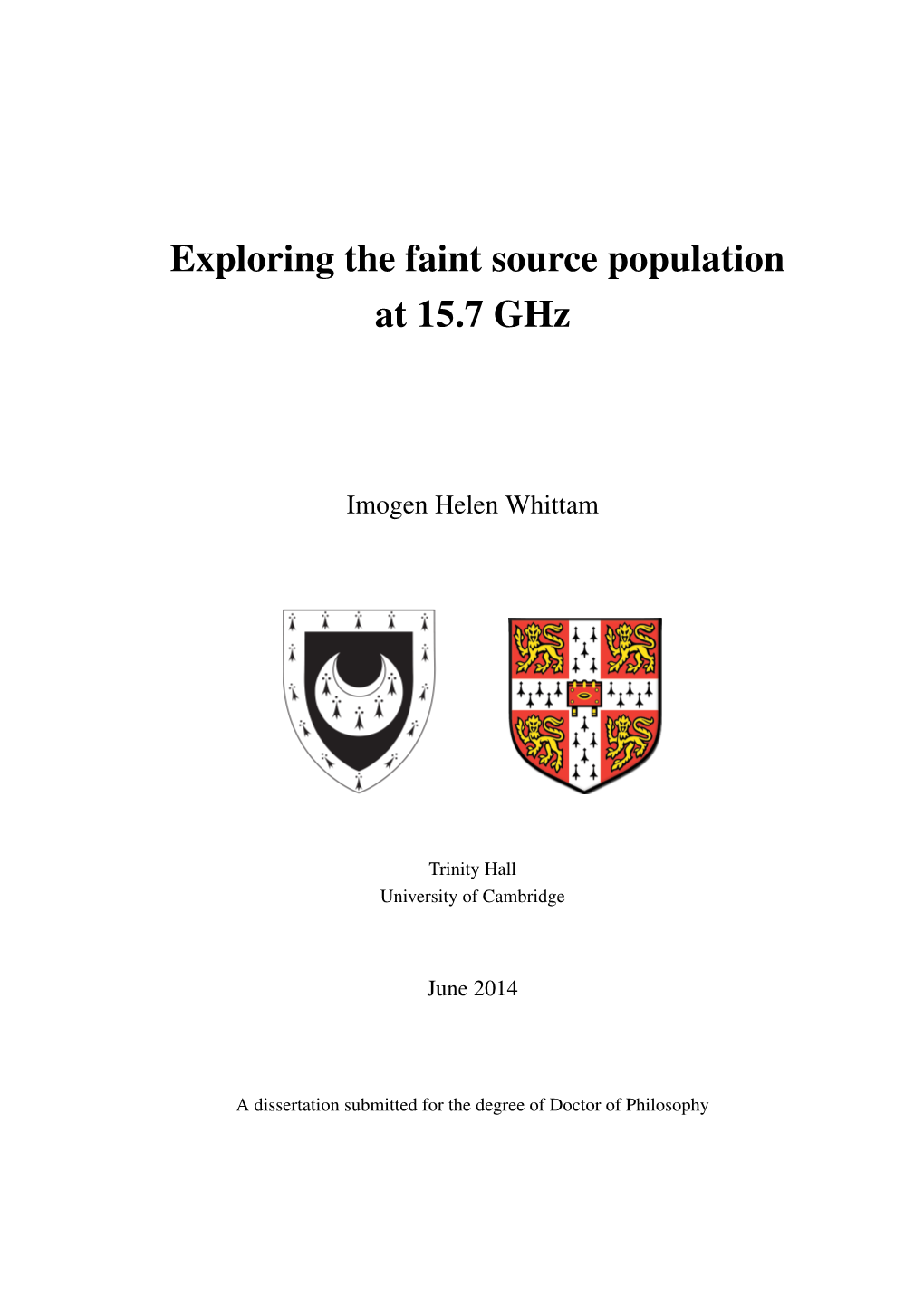 Exploring the Faint Source Population at 15.7 Ghz