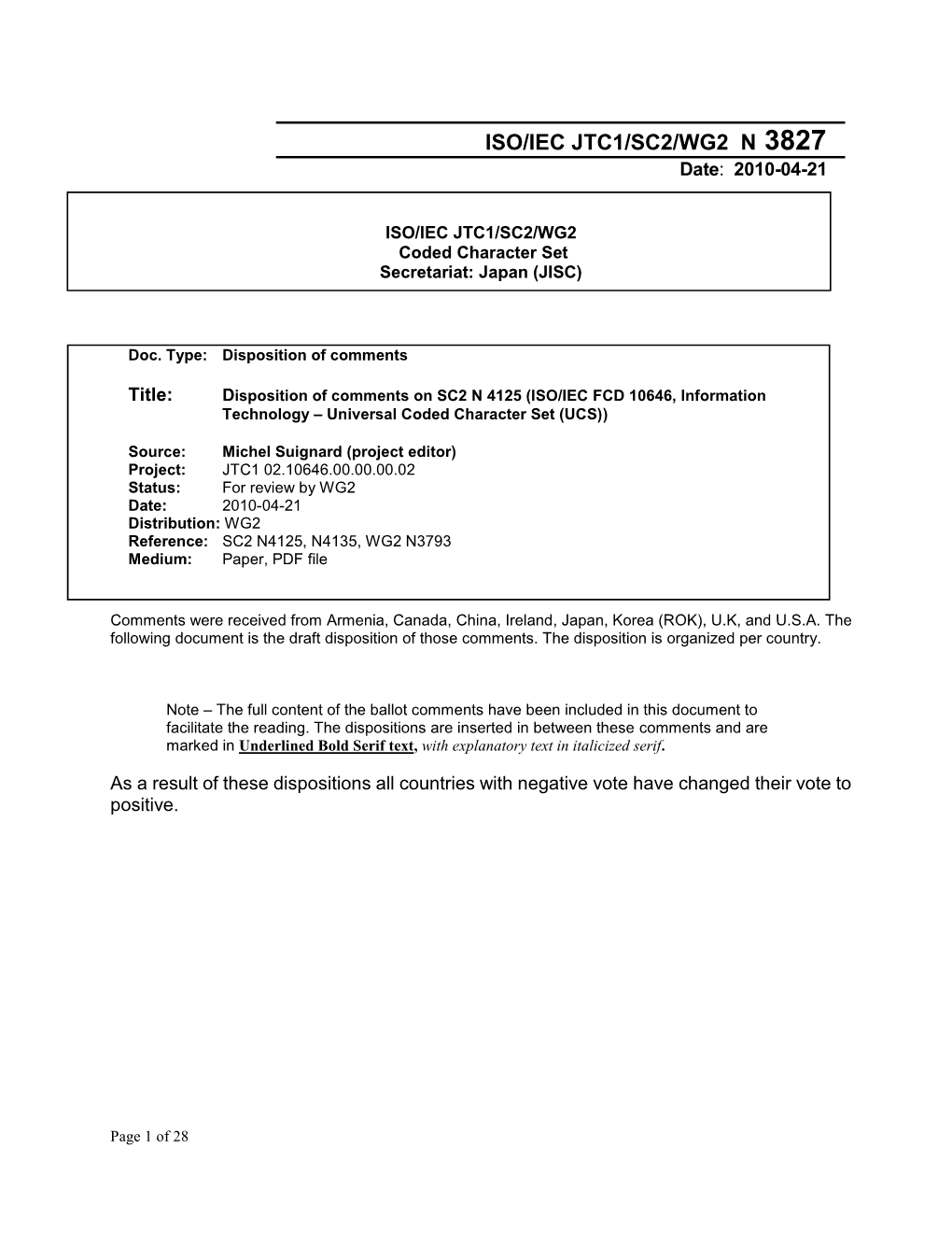 ISO/IEC JTC1/SC2/WG2 N 3827 Date: 2010-04-21