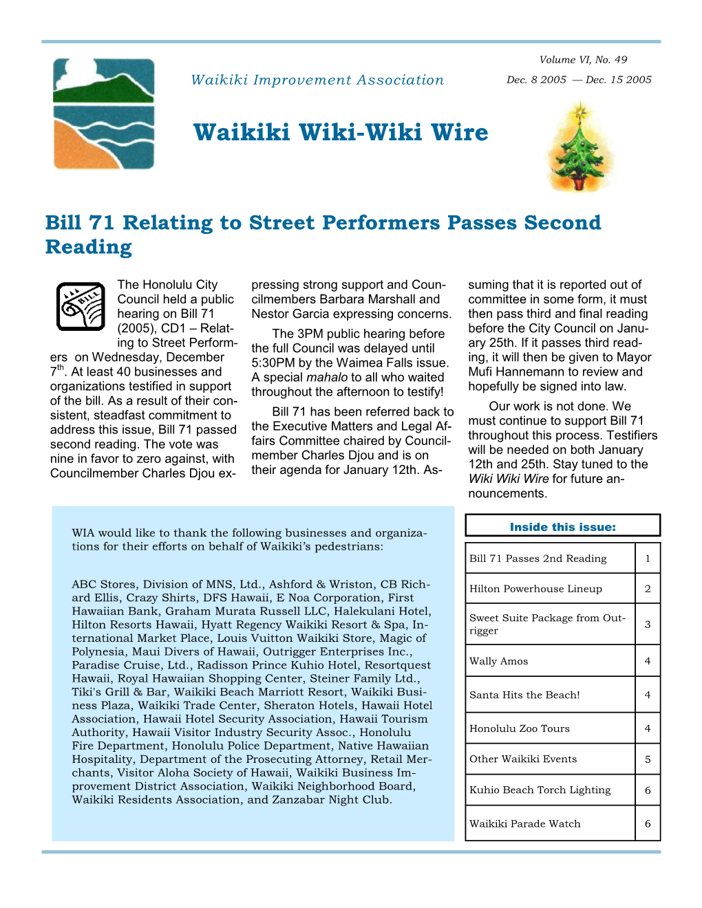 Waikiki Wiki-Wiki Wire