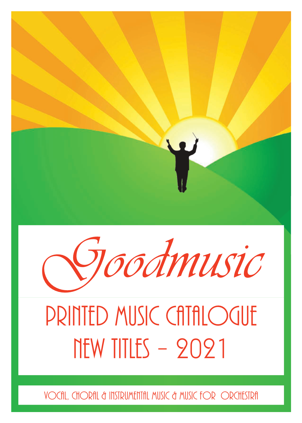 Printed Music Catalogue New Titles – 2021