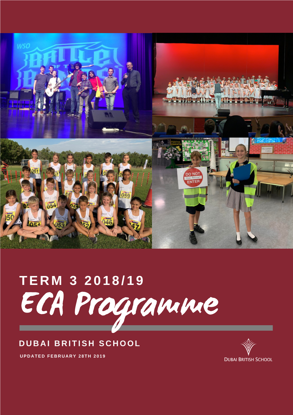 DBS ECA Programme Term 3 2018/19