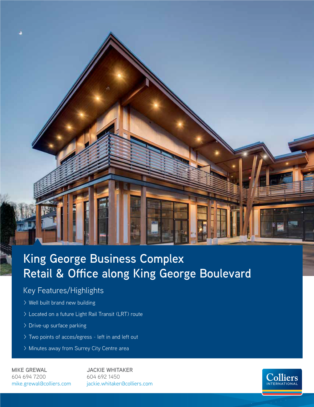 9093 King George Boulevard Surrey, BC for LEASE